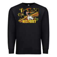 Black i am black history Premium Sweatshirt - CowGirlArtShop