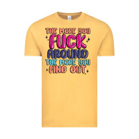 Vintage Mustard the more you fuck around the more you find out Vintage Tee - MaliasSmallBusiness