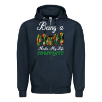 Navy Being A Mom Makes My Life Complete For dark Zipper Hoodie - Bettercallsaul