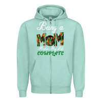 Seafoam Being A Mom Makes My Life Complete For dark Zipper Hoodie - Bettercallsaul