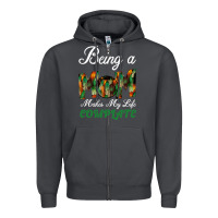 Smoke Being A Mom Makes My Life Complete For dark Zipper Hoodie - Bettercallsaul
