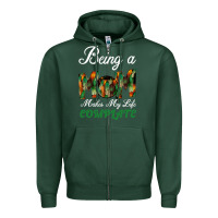 Sports Green Being A Mom Makes My Life Complete For dark Zipper Hoodie - Bettercallsaul