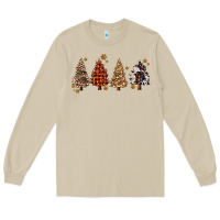 Mushroom howdy christmas trees Long Sleeve Tee - MaliasSmallBusiness