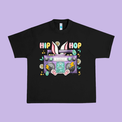 Hip Hop Easter Urban Heavy Tee Designed By Maliassmallbusiness