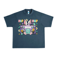 Midnight Navy hip hop easter Urban Heavy Tee - MaliasSmallBusiness