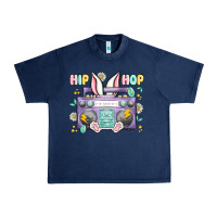 Navy hip hop easter Urban Heavy Tee - MaliasSmallBusiness