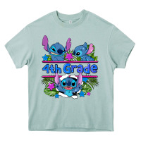 Arona preview flower stitch 4 th grade Heavy Core Tee - AdoDesignShop