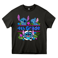 Asphalt preview flower stitch 4 th grade Heavy Core Tee - AdoDesignShop