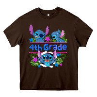 Preview Flower Stitch 4 Th Grade Heavy Core Tee | Teevron