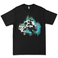 Black cowhide turquoise patch Premium Tee - AdoDesignShop