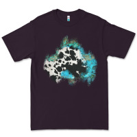 Plum cowhide turquoise patch Premium Tee - AdoDesignShop