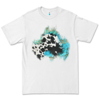 White cowhide turquoise patch Premium Tee - AdoDesignShop