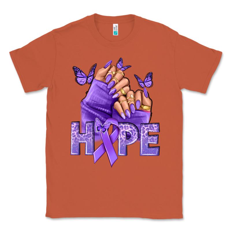 Hope All Cancers Nails Classic Tee by NancyCooperArtShop | Teevron