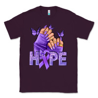 Plum Hope all Cancers nails Classic Tee - NancyCooperArtShop