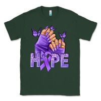 Sports Green Hope all Cancers nails Classic Tee - NancyCooperArtShop