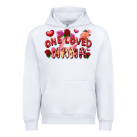 White one loved nana Urban Hoodie - FaDigitalArtStudio