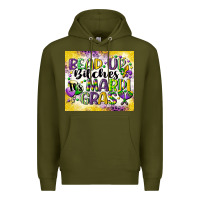 Army Green bead up bitches Premium Hoodie - CowGirlArtShop