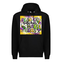 Black bead up bitches Premium Hoodie - CowGirlArtShop