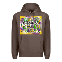 Coffee bead up bitches Premium Hoodie - CowGirlArtShop