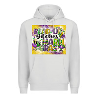 Dove Grey bead up bitches Premium Hoodie - CowGirlArtShop