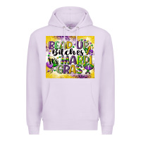 Lilac bead up bitches Premium Hoodie - CowGirlArtShop