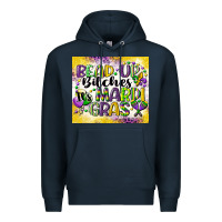 Navy bead up bitches Premium Hoodie - CowGirlArtShop