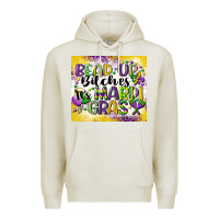 Oatmeal Heather bead up bitches Premium Hoodie - CowGirlArtShop