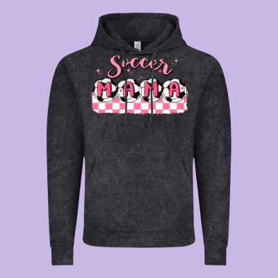 Soccer Mama Vintage Hoodie Designed By Maliassmallbusiness