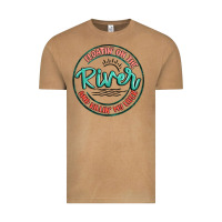 Vintage Camel floatin on the river killin my liver Vintage Tee - MaliasSmallBusiness