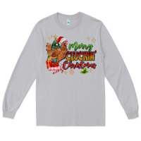 Moon Dust Merry Cluckin' Christmas Long Sleeve Tee - MaliasSmallBusiness