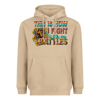 Mushroom this is how i fight with my battles Heavyweight Hoodie - CowGirlArtShop
