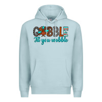 Blue Mist gobble til tou wobble Premium Hoodie - JahusDesignShop
