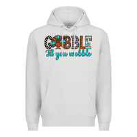 Dove Grey gobble til tou wobble Premium Hoodie - JahusDesignShop