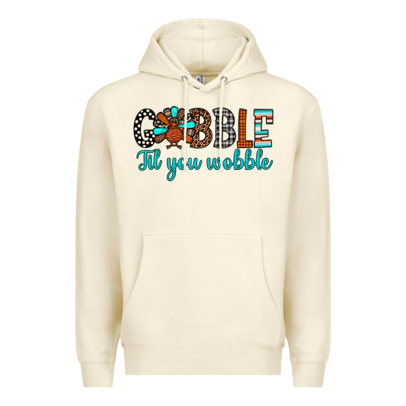 Gobble Til Tou Wobble Premium Hoodie by JahusDesignShop | Teevron