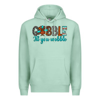 Seafoam gobble til tou wobble Premium Hoodie - JahusDesignShop