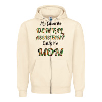 Sandshell My Favorite Dental Assistant Calls Me Mom Zipper Hoodie - Bettercallsaul