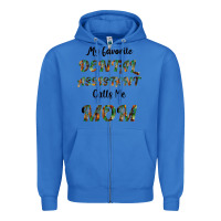 True Royal My Favorite Dental Assistant Calls Me Mom Zipper Hoodie - Bettercallsaul