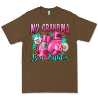 Cacao Breast Cancer My Grandma Is A Fighter Premium Tee - Artiststas
