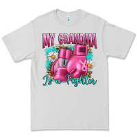 Dove Grey Breast Cancer My Grandma Is A Fighter Premium Tee - Artiststas