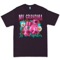 Plum Breast Cancer My Grandma Is A Fighter Premium Tee - Artiststas