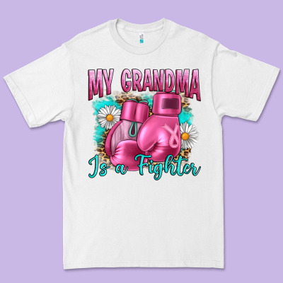 Breast Cancer My Grandma Is A Fighter Premium Tee Designed By Artiststas