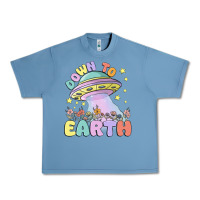 Pebble Blue down to earth Urban Heavy Tee - MaliasSmallBusiness