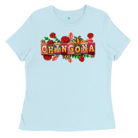 Baby Blue chingona Ladies Tee - AdoDesignShop