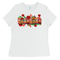 White chingona Ladies Tee - AdoDesignShop