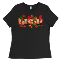 Black chingona Ladies Tee - AdoDesignShop