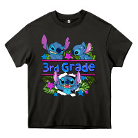Asphalt preview flower stitch 3rd grade Heavy Core Tee - AdoDesignShop