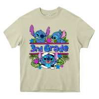 Mossy preview flower stitch 3rd grade Heavy Core Tee - AdoDesignShop