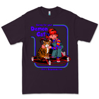 Plum Caring For Your Demon Cat Tshirt Premium Tee - Bettercallsaul