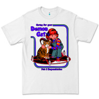 White Caring For Your Demon Cat Tshirt Premium Tee - Bettercallsaul