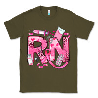 Army Green breast cancer rn registered nurse Classic Tee - JahusDesignShop